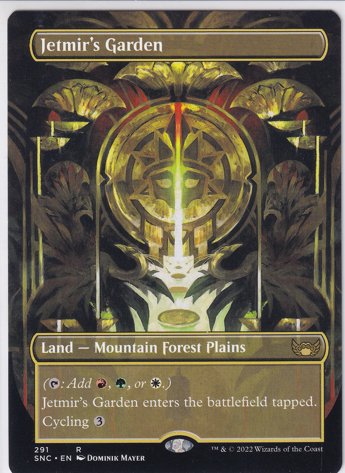 Jetmir's Garden Borderless - Streets of New Capenna R 291 Magic the Gathering Card