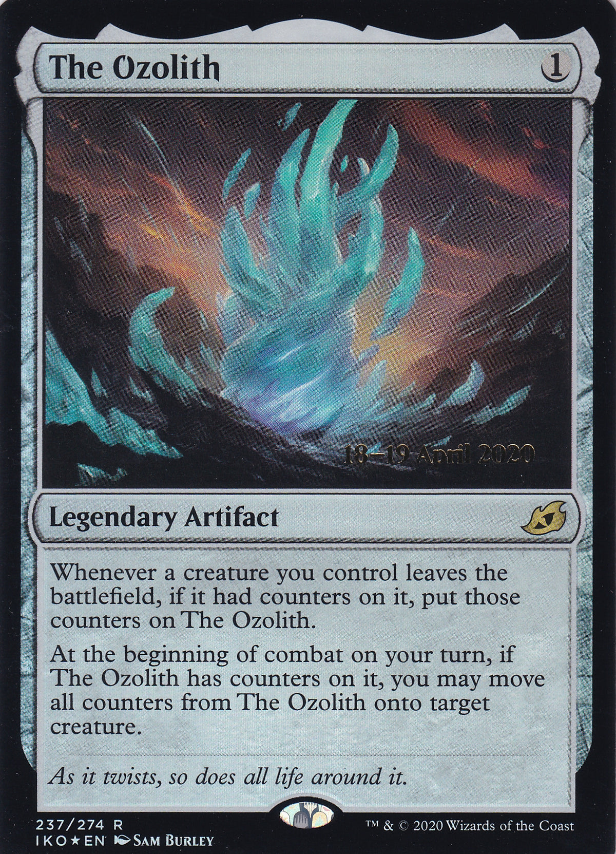 The Ozolith Foil - Prerelease R 237 Magic the Gathering Card