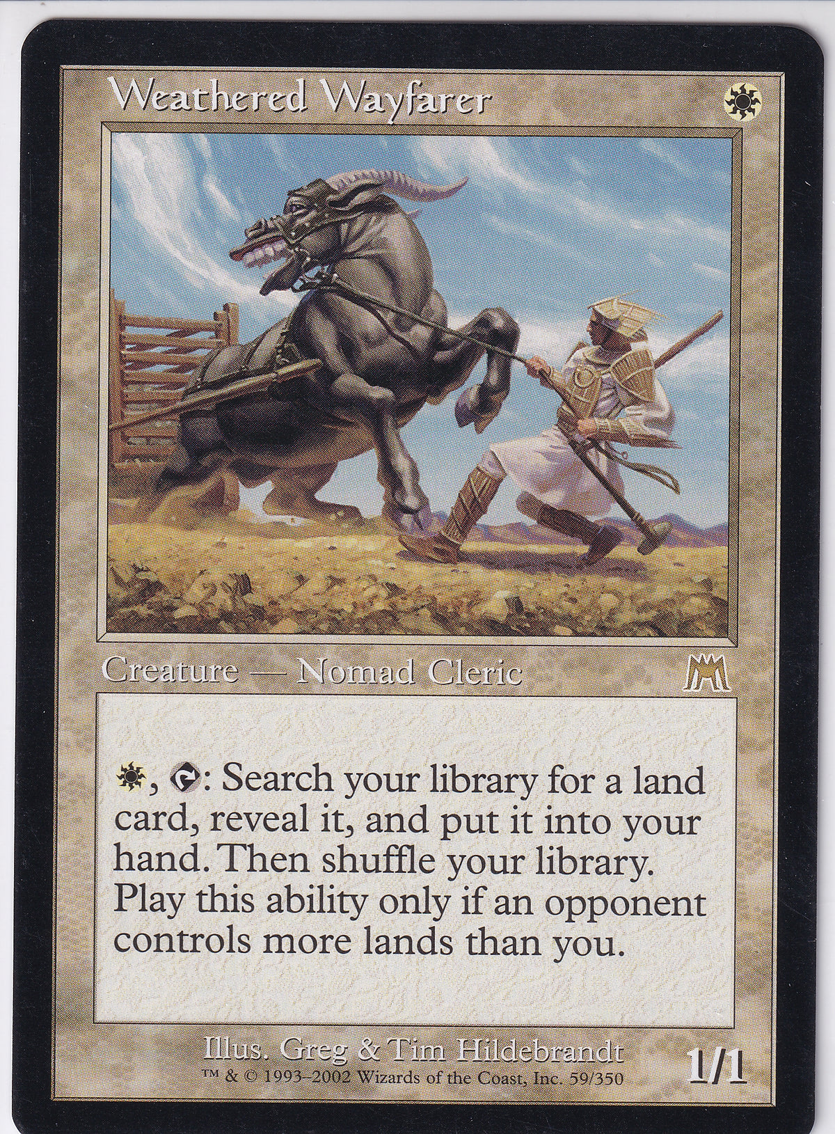 Weathered Wayfarer - Onslaught R 59 Magic the Gathering Card
