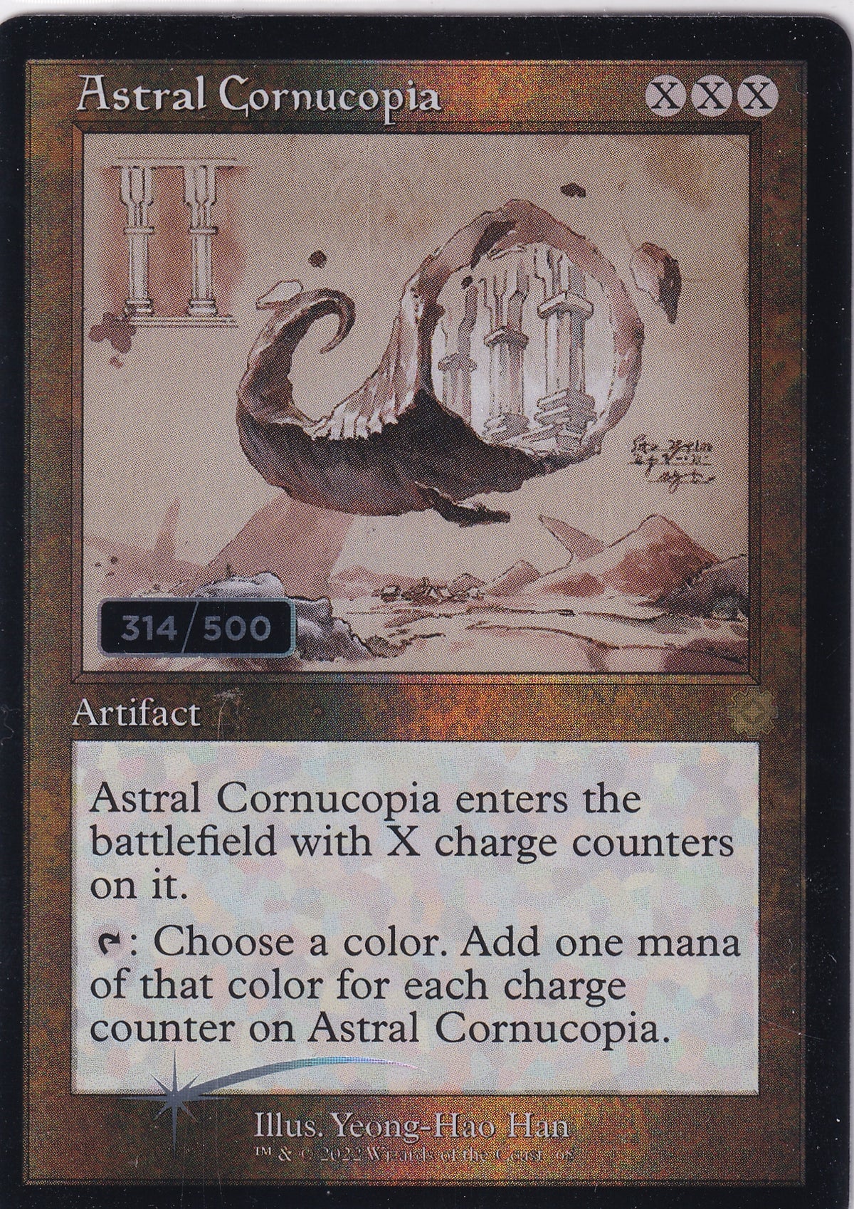 Astral Cornucopia Schematic Foil 314/500 - The Brother's War Retro Frame Artifacts 68 Magic the Gathering Card