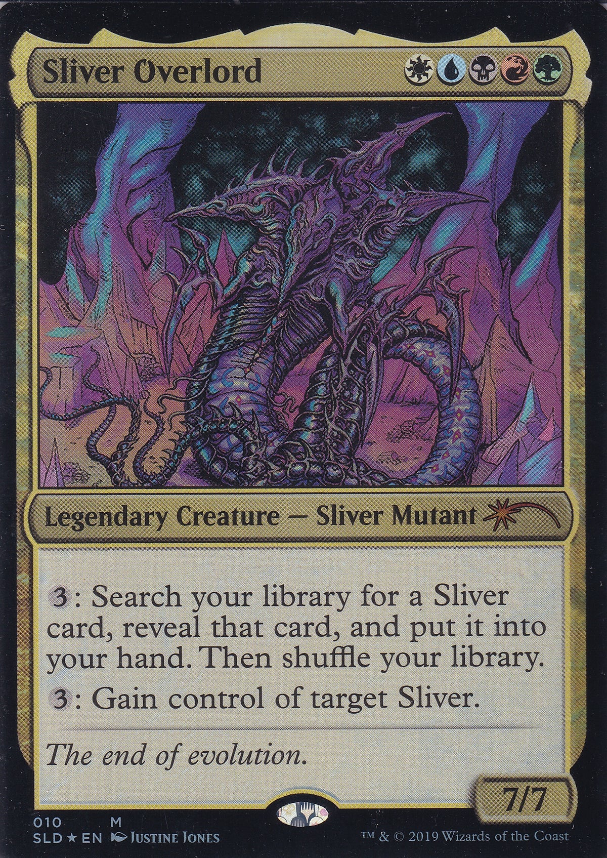Silver Overlord Foil - Secret Lair Drop Series M 10 Magic the Gathering Card