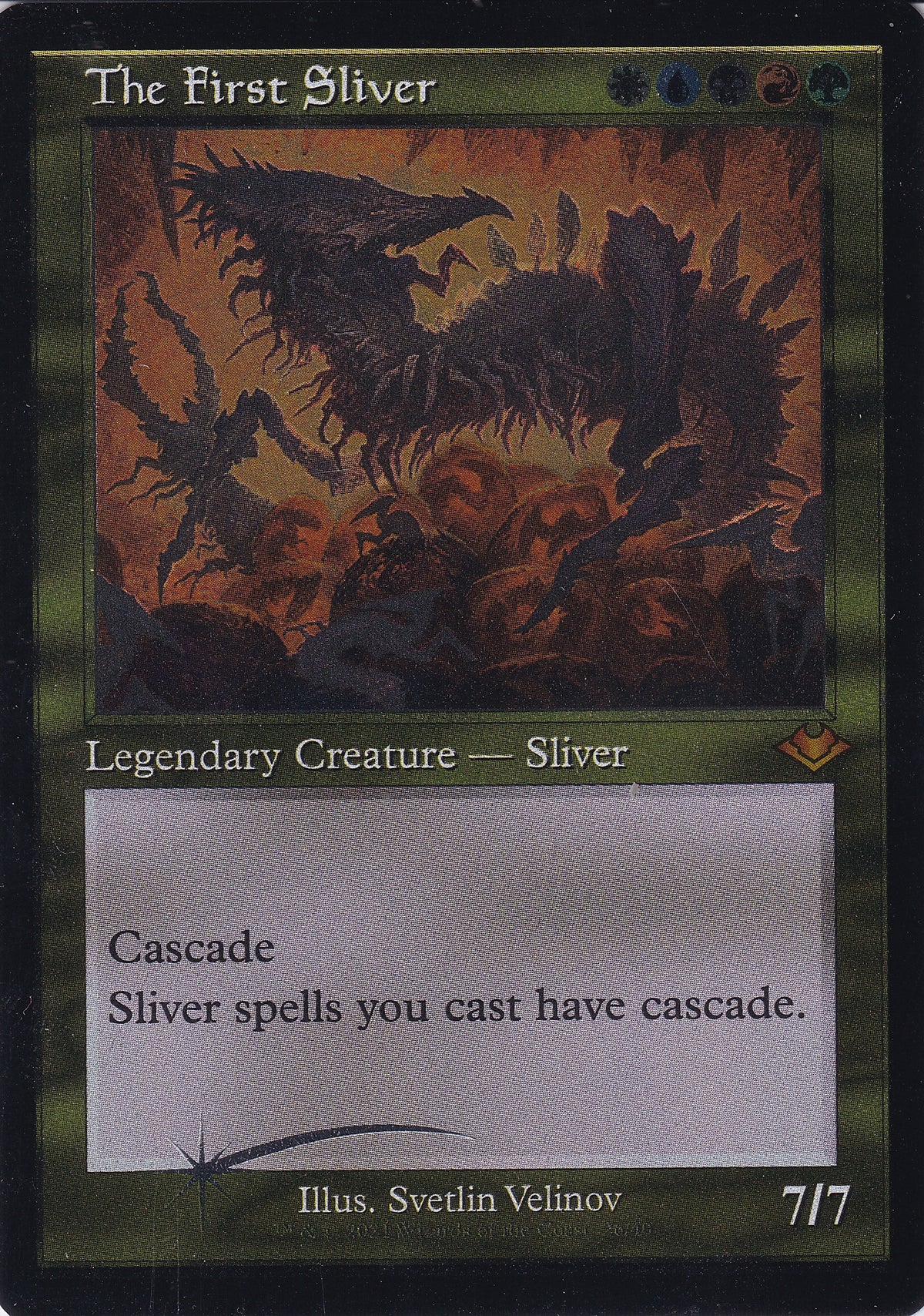 The First Silver Retro Frame Foil Etched - Modern Horizons M 26 Magic the Gathering Card