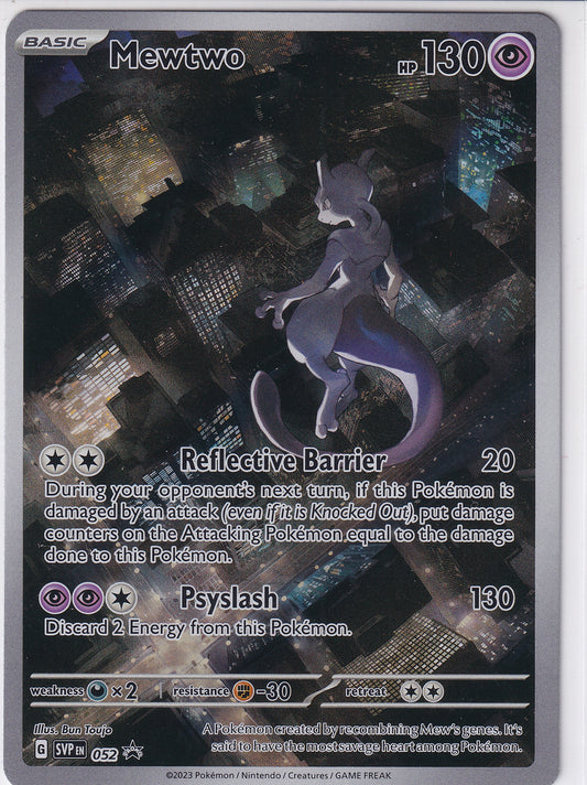 *LP* Mewtwo Promo - Scarlet & Violet Promo 052 Pokemon Card
