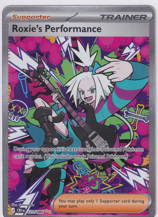 Roxie's Performance 121/086 Pokemon Mega Evolutions Chaos Rising