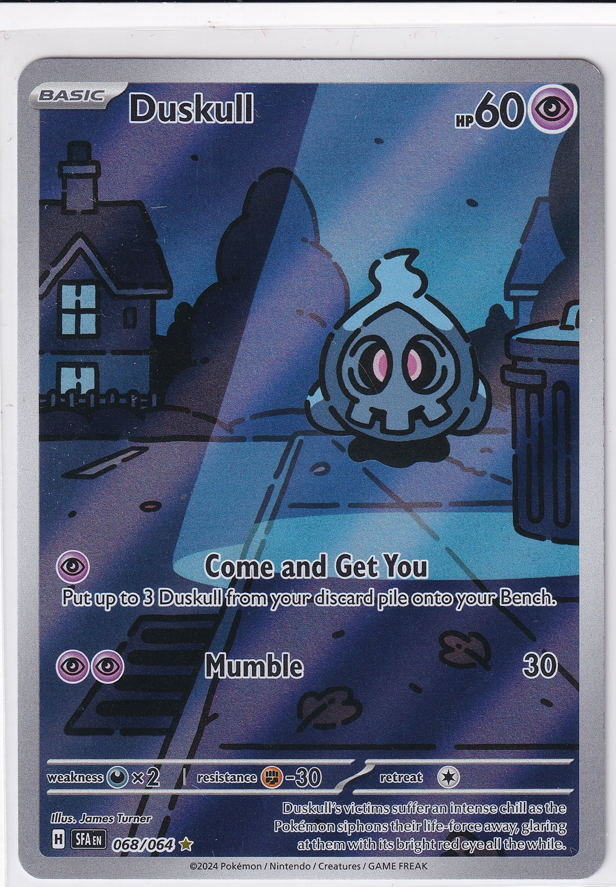 Duskull Illustration Rare - Shrouded Fable 068/064 Pokemon Card
