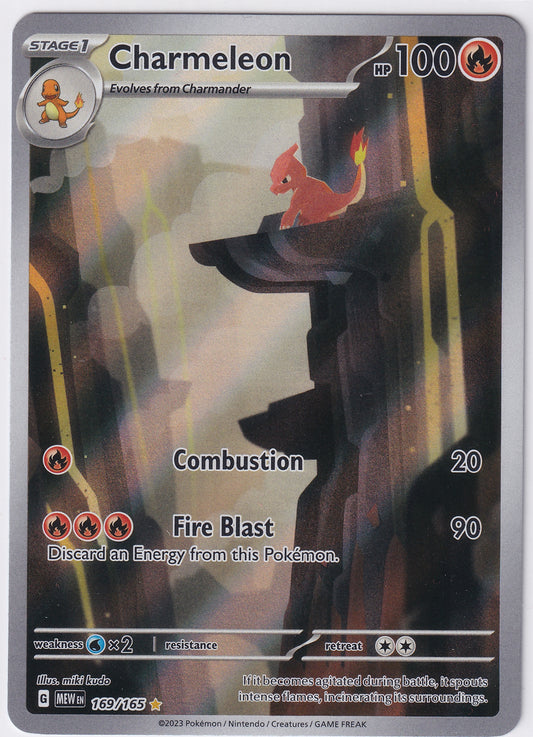 Charmeleon Illustration Rare - SV: 151 169/165