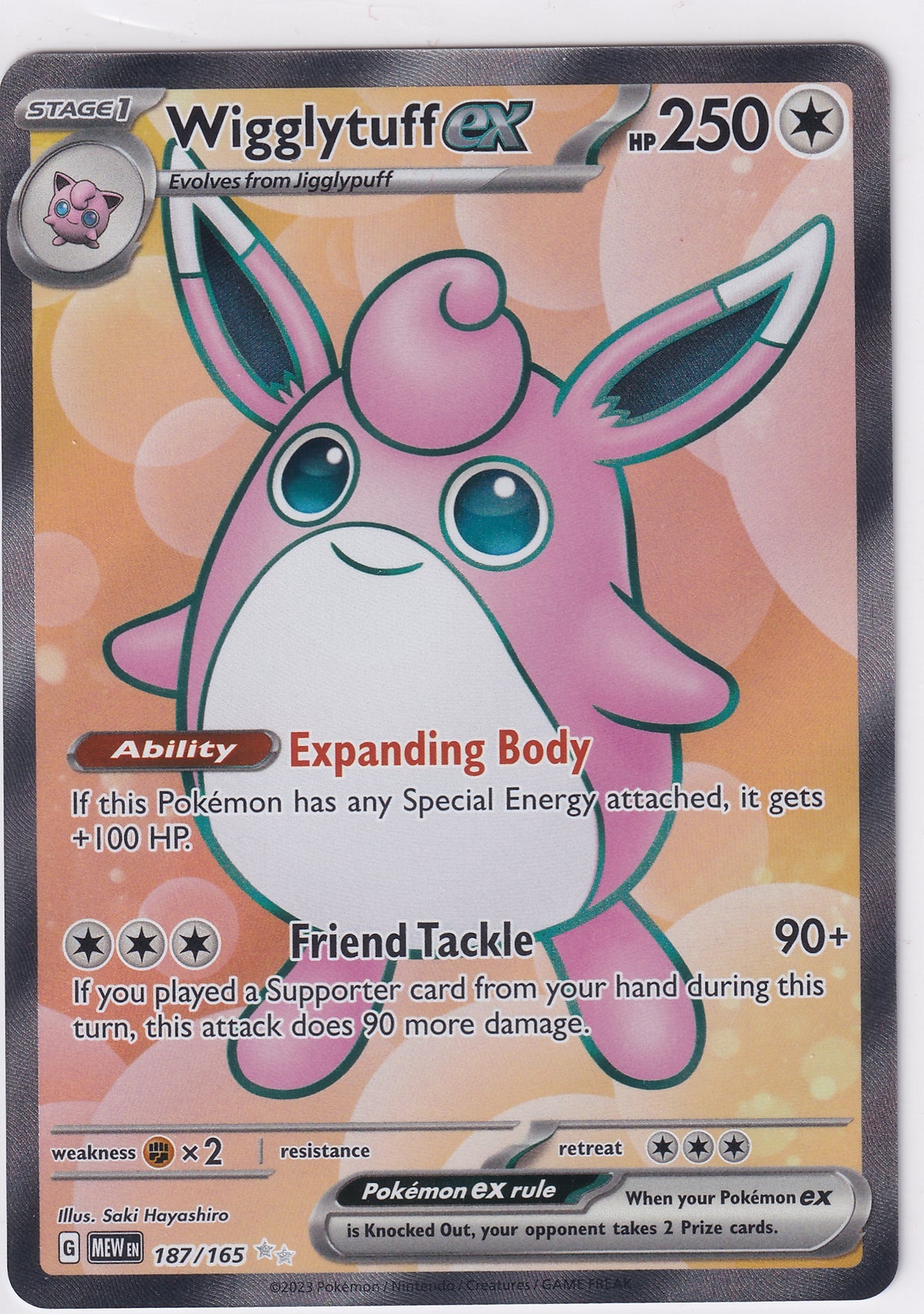 Wigglytuff EX Full Art - SV:151 187/165
