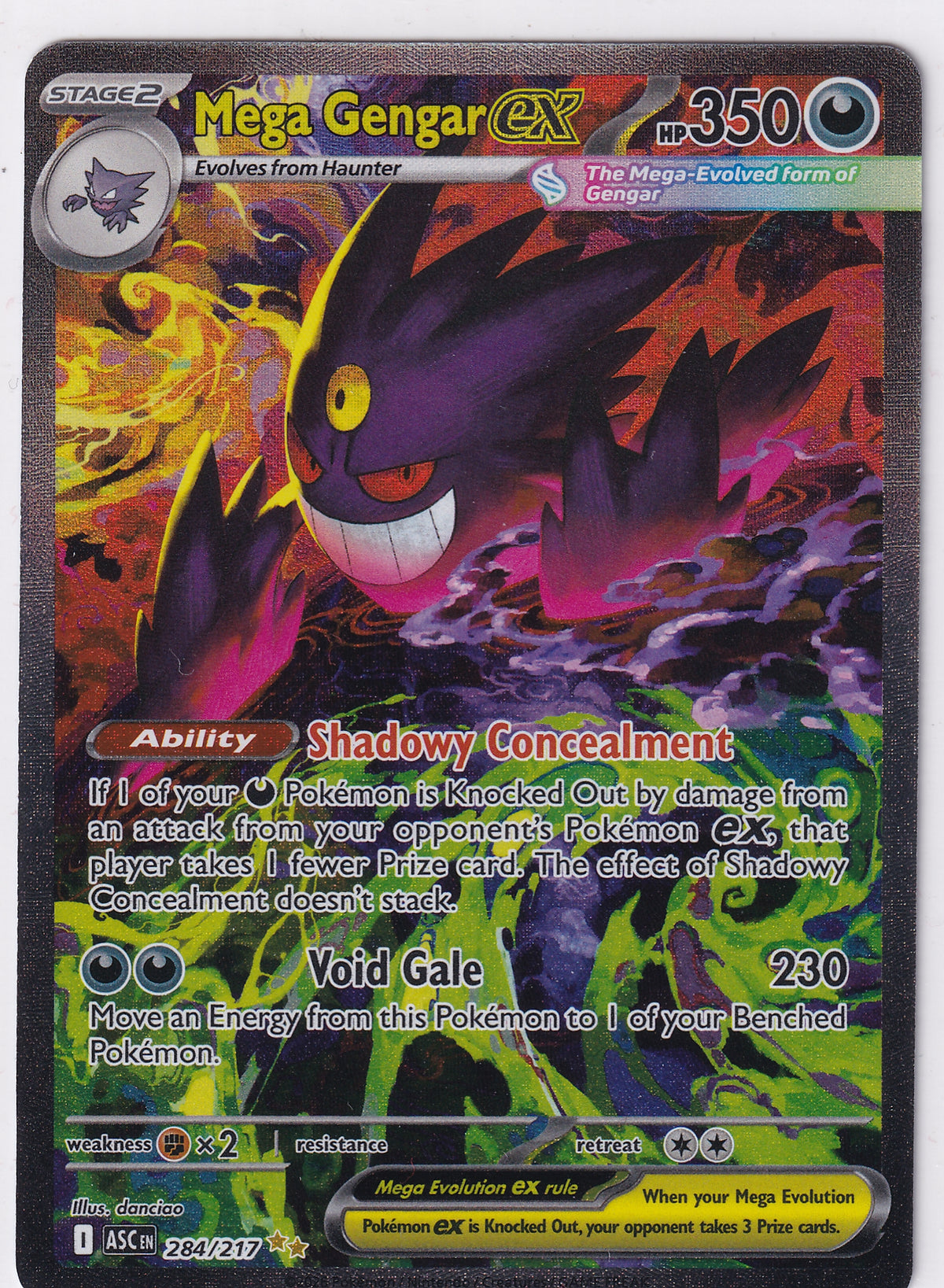 Mega Gengar EX Special Illustration Rare - Ascended Heroes 284/217