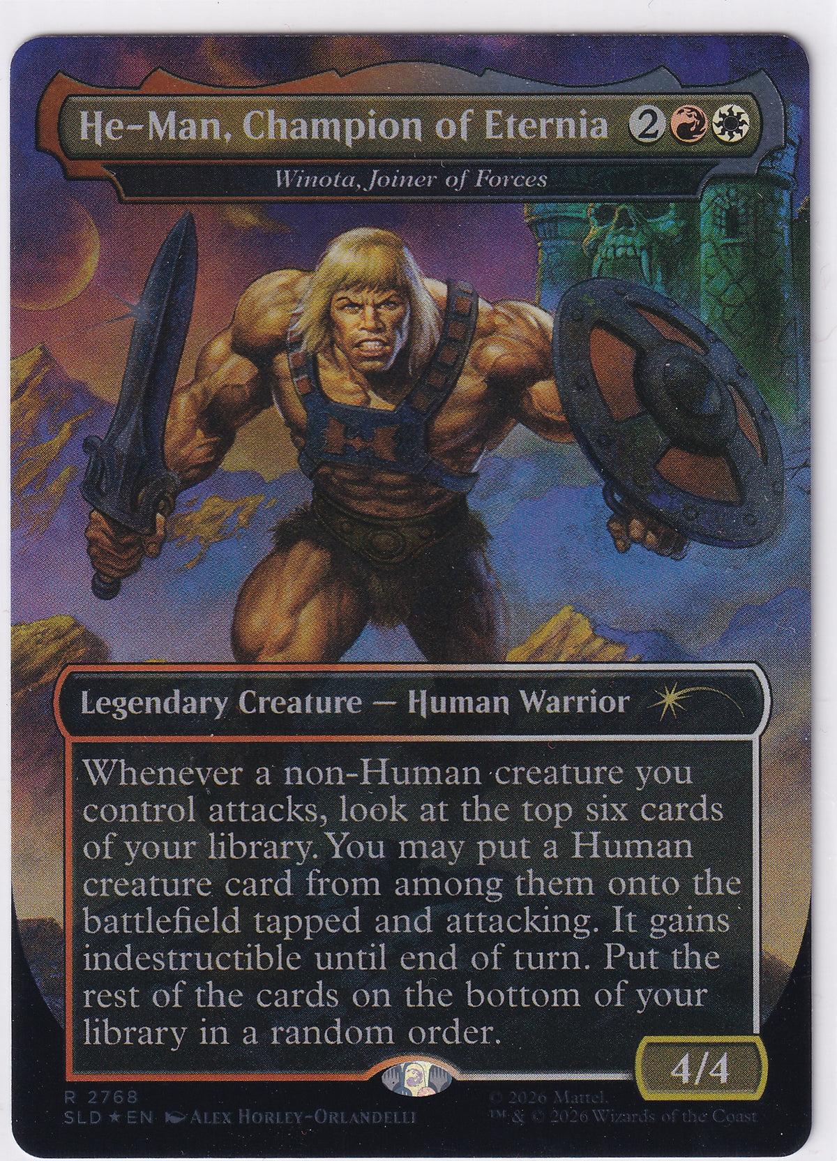 He-Man, Champion of Eternia R 2768 Magic The Gathering Secret Lair