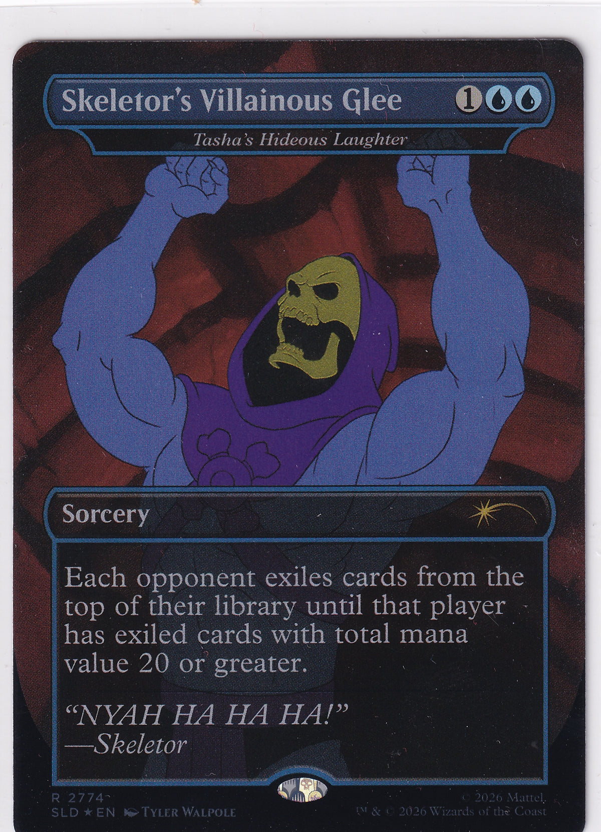 Skeletor's Villainous Glee R 2774 Magic The Gathering Secret Lair