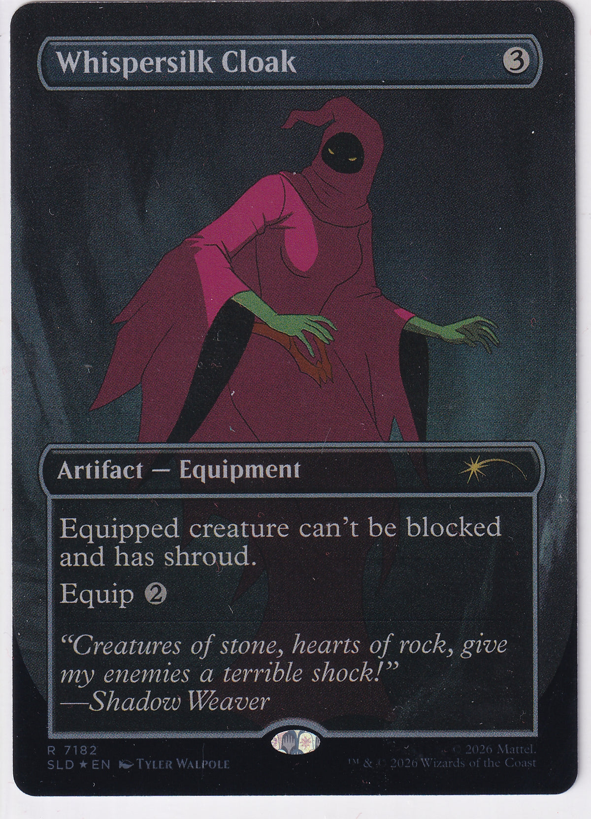 Whispersilk Cloak R 7182 Magic The Gathering Secret Lair