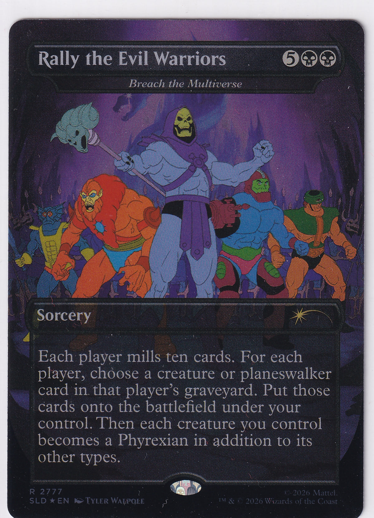 Rally the Evil Warriors R 2777 Magic The Gathering Secret Lair