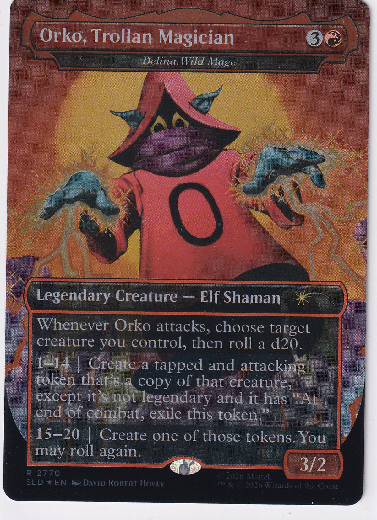Orko, Trollan Magician R 2770 Magic The Gathering Secret Lair