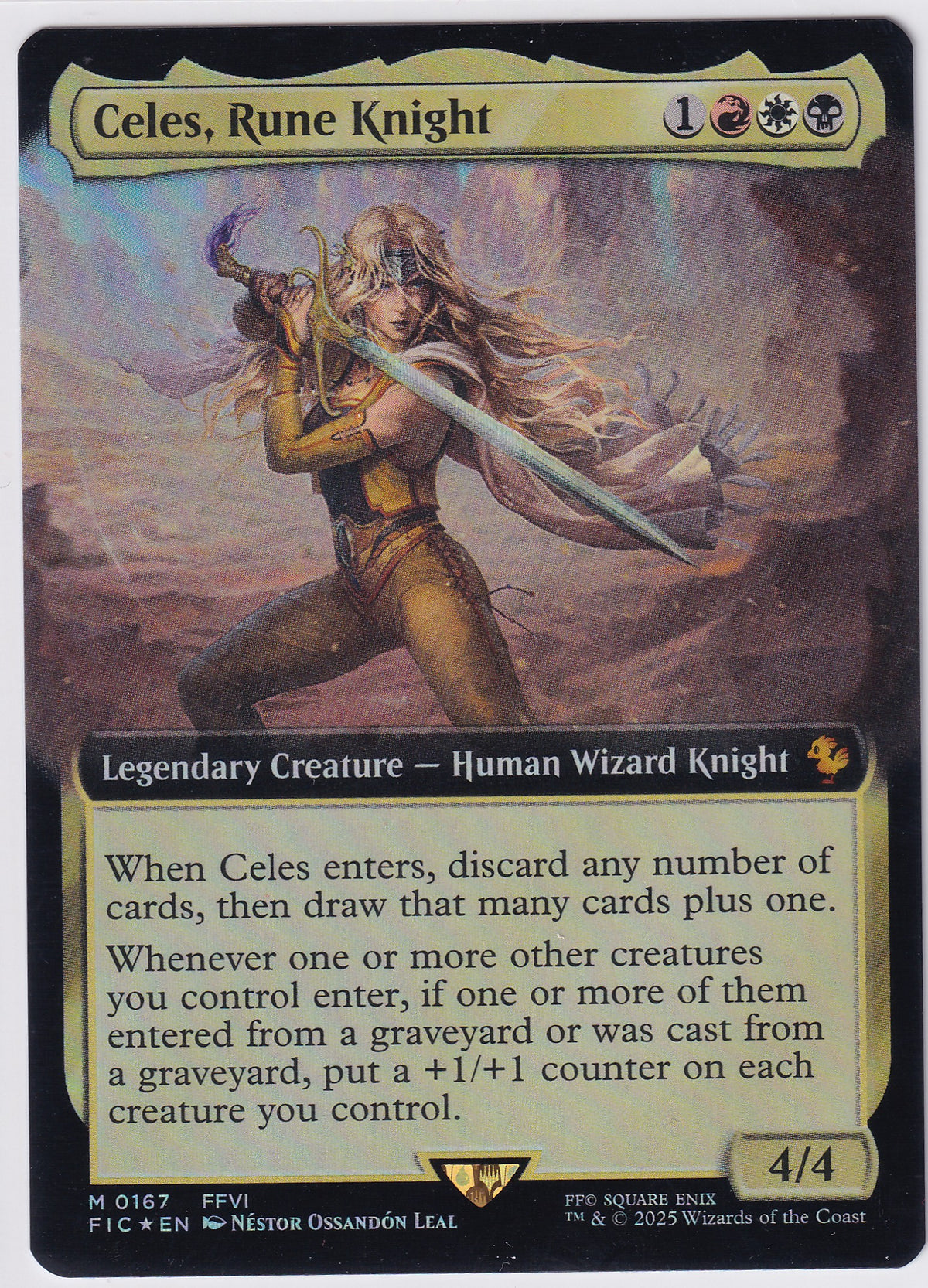 Celes, Rune Knight M 0167 Magic The Gathering Final Fantasy