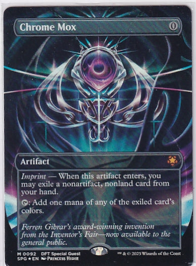 Chrome Mox 92 (Borderless) Magic The Gathering Atherdrift