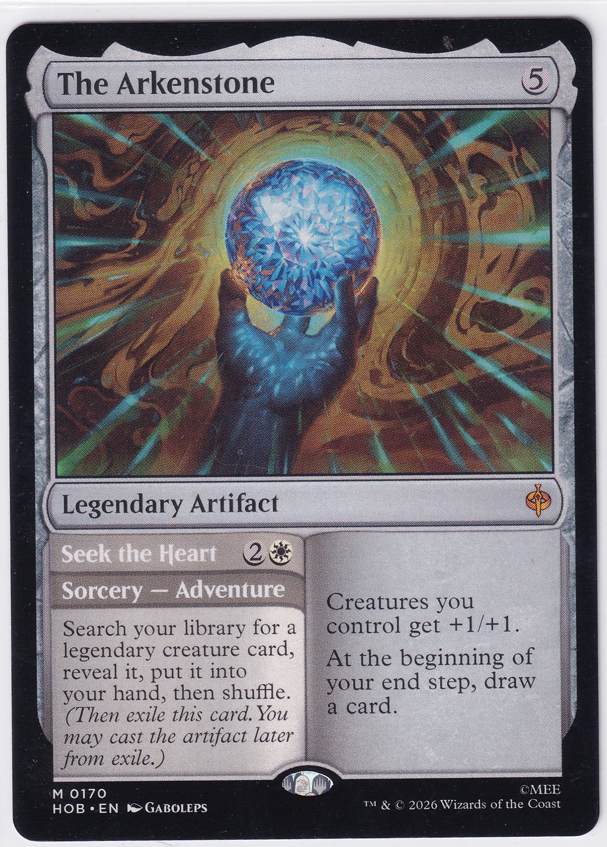 The Arkenstone M 0170 Magic The Gathering The Hobbit Single