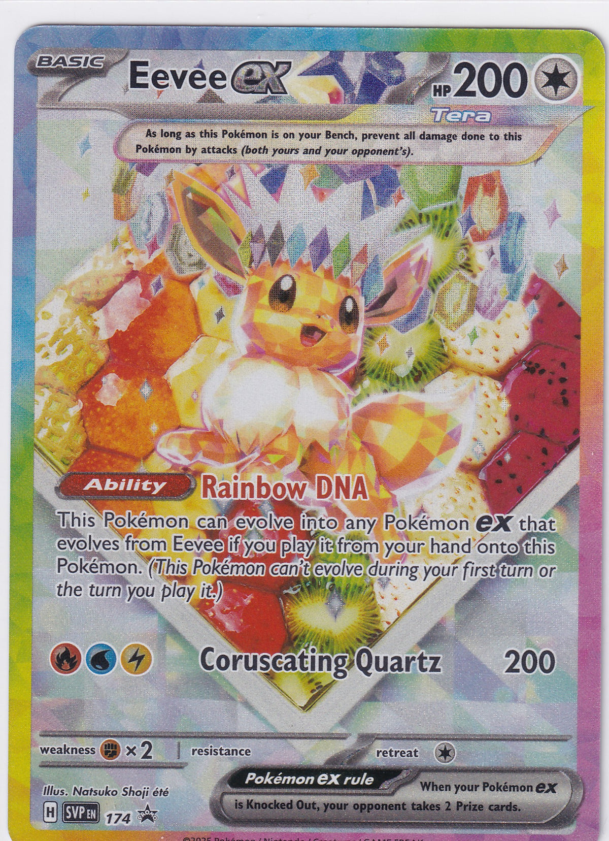 Eevee ex 174 Pokemon Scarlet & Violet Promo