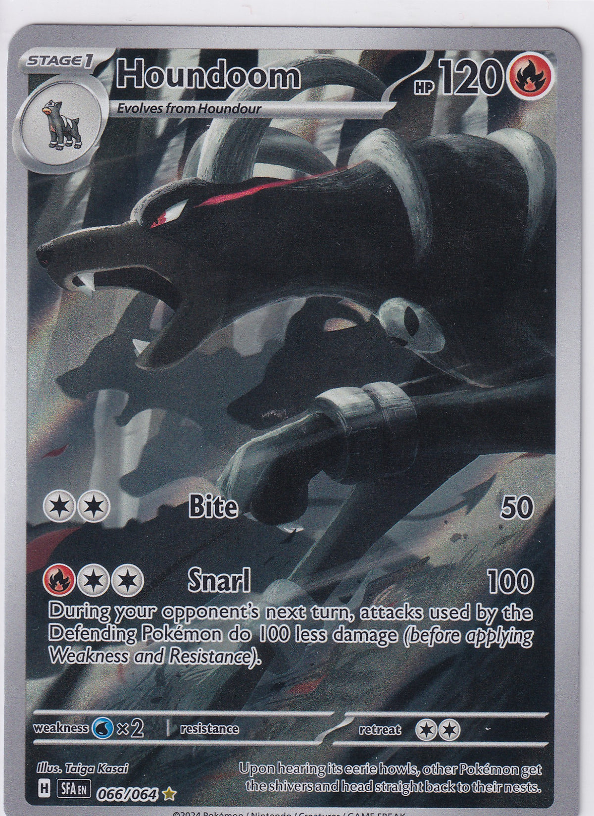 Houndoom 066/064 Pokemon Scarlet & Violet Shrouded Fable