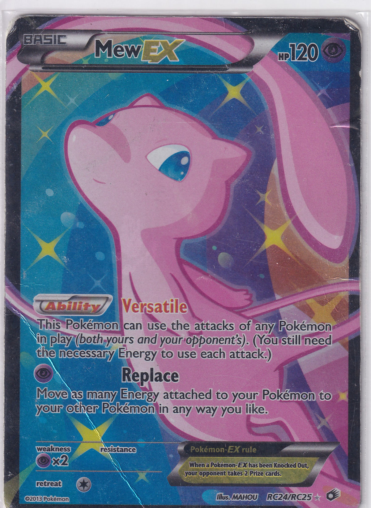 *DMG* Mew EX 24/RC25 Pokemon Black & White Legendary Treasures Radiant Collection