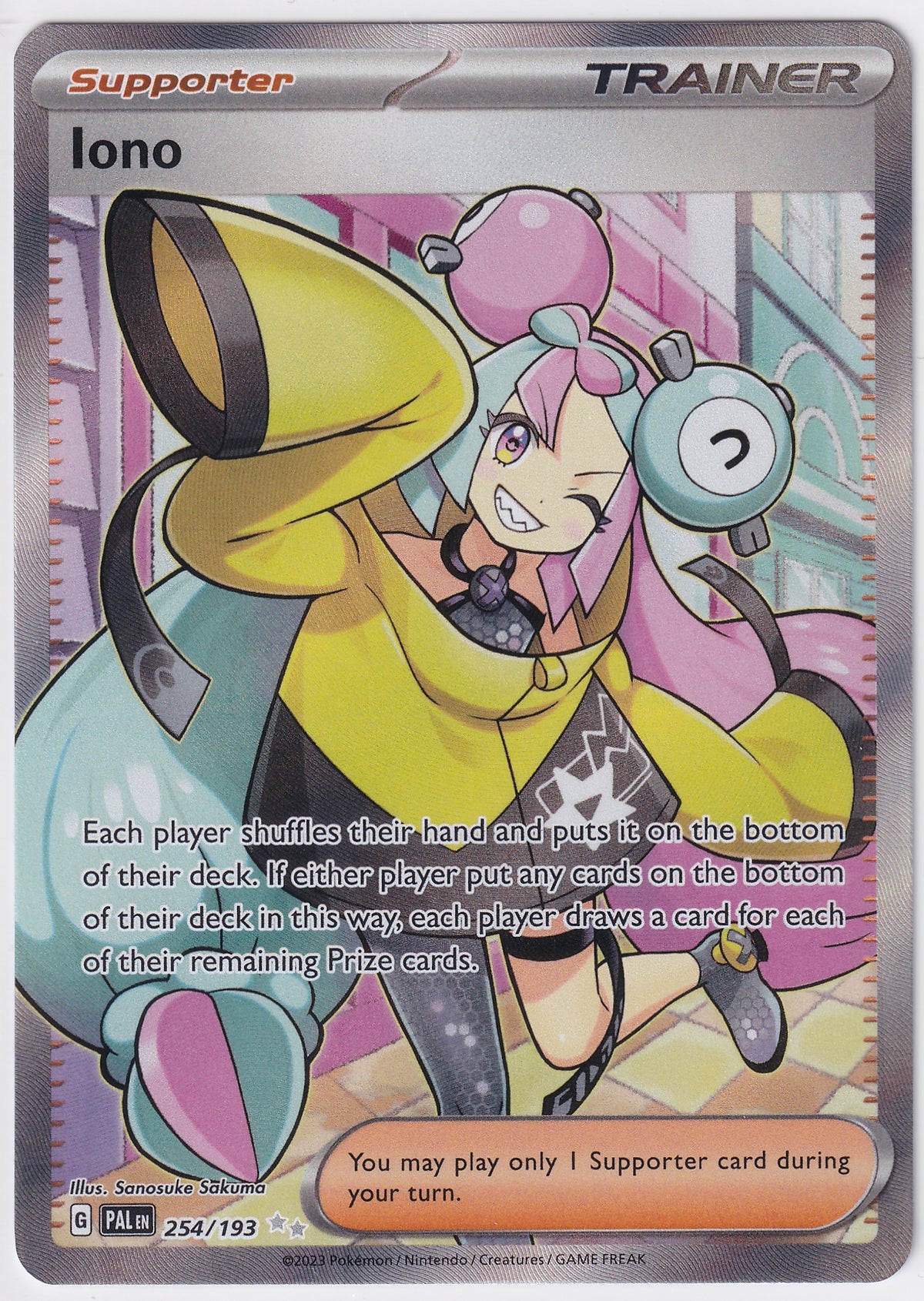 Iono 254/193 Paldea Evolved - Pokemon Card