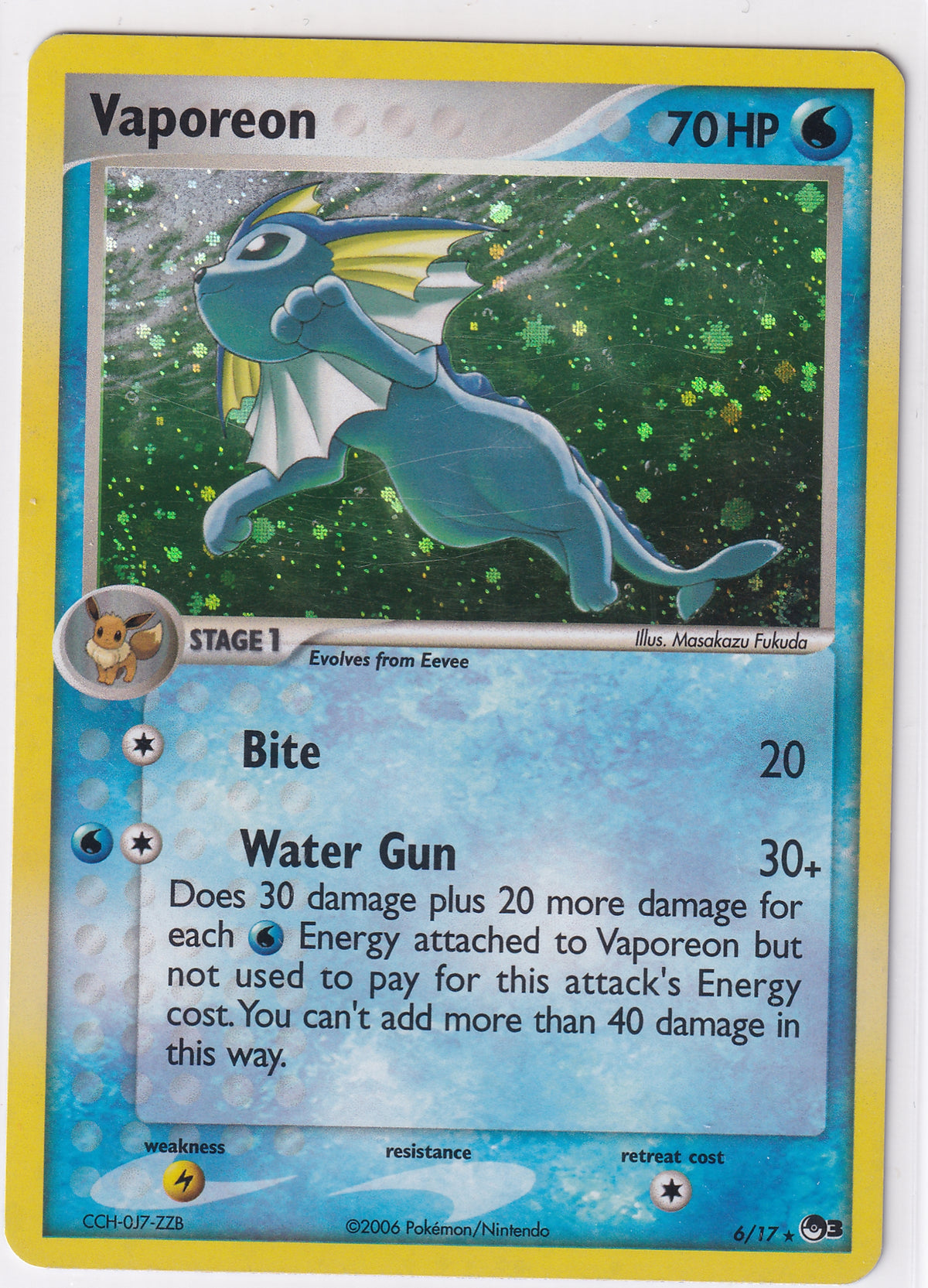 *MP* Jolteon (Holo) 3/17 - Pop Series 3 - Pokemon Card
