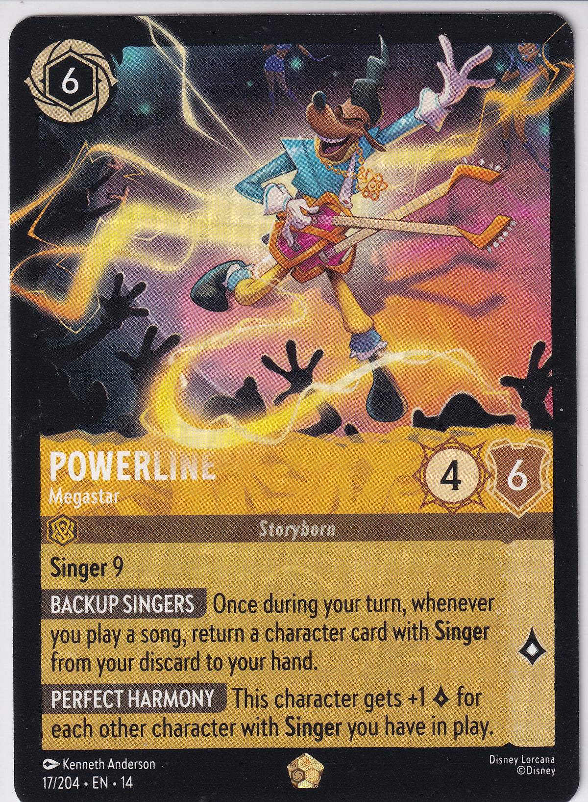 Powerline Megastar Legendary - Disney Lorcana Hyperia City 17/204