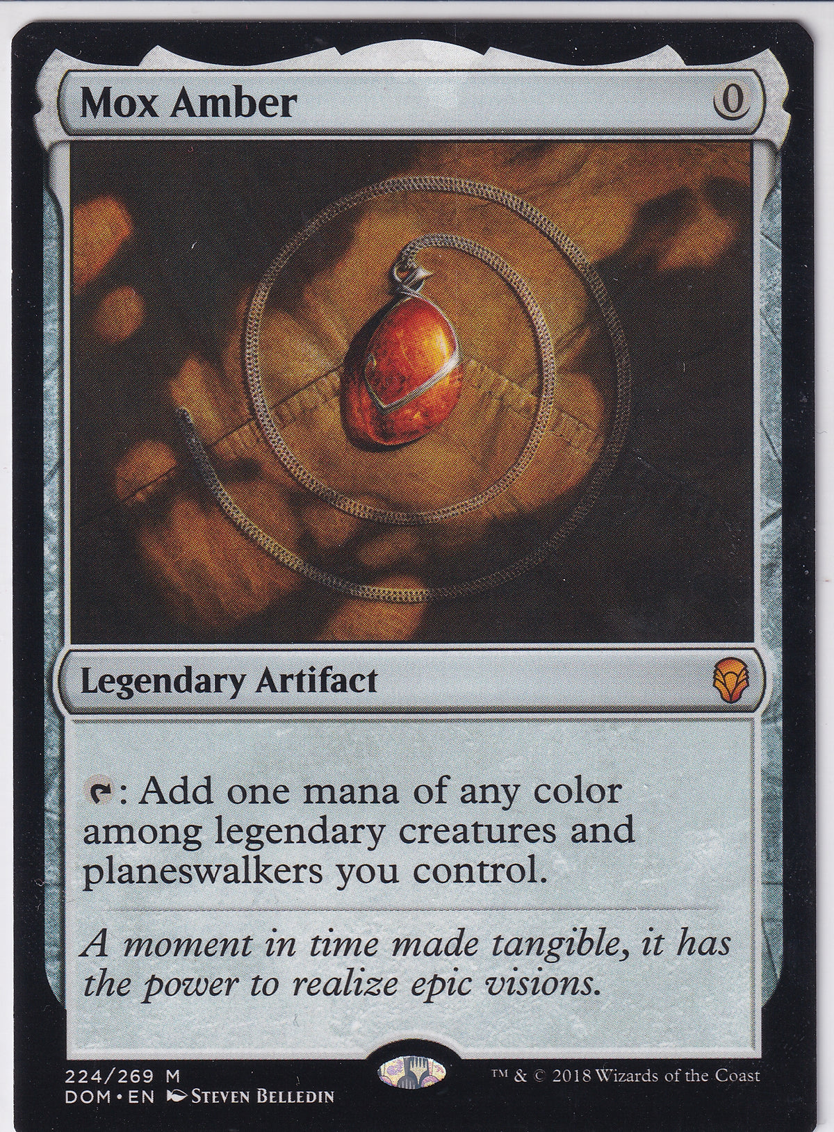 *LP* Mox Amber - Dominaria M 224/269 Magic the Gathering Card