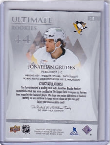 Jonathan Gruden Ultimate Rookie Jersey 077/599 Card #164 2023-24 Upper Deck Ultimate Collection Rookie Card RC Pittsburgh Penguins