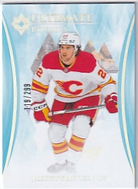 Jakob Pelletier Ultimate Rookies 119/299 Card #106 2023-24 Upper Deck Ultimate Collection Rookie Card RC Calgary Flames
