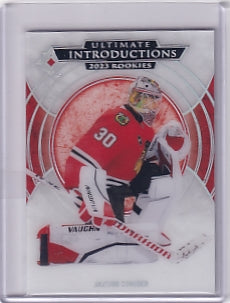 Jaxson Stauber Ultimate Introductions Rookie Card UI-44 2023-24 Upper Deck Ultimate Collection Rookie Card RC Chicago Blackhawks