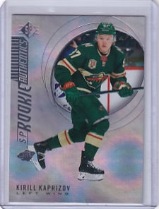 Kirill Kaprizov Sp Rookie Authentics Sphericity Card #129 2020-21 Upper Deck SP Rookie Card RC Minnesota Wild