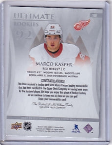 Marco Kasper Ultimate Rookie Jersey /599 Card #169 2023-24 Upper Deck Ultimate Collection Rookie Card RC Detroit Red Wings