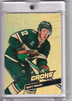 Matt Boldy Cache Gold 50/50 Card C-14 2022-23 Skybox Metal Universe Rookie Card RC Minnesota Wild