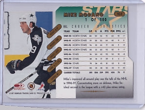 Mike Modano Press Proof Die Cut 1997-98 Donruss Dallas Stars