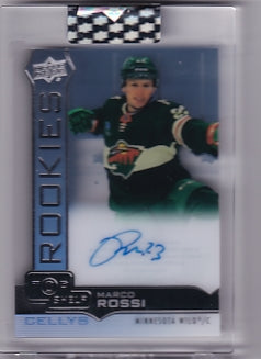Marco Rossi Top Shelf Rookie Auto Card TS-MR 2022-23 Upper Deck Clear Cut Rookie Card RC Minnesota Wild