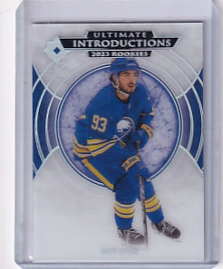 Matt Savoie Ultimate Introductions Rookie Card UI-89 2023-24 Upper Deck Ultimate Collection Rookie Card RC Buffalo Sabres