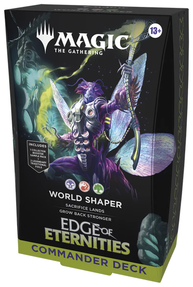 EDGE OF ETERNITIES - WORLD SHAPER Commander Deck- Magic The Gathering - MTG