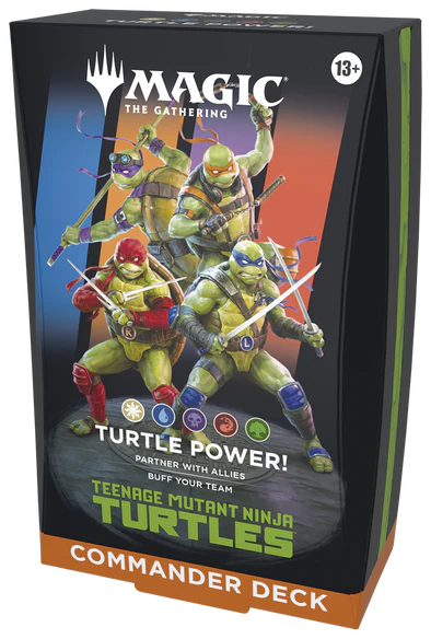 Teenage Mutant Ninja Turtles - TURTLE POWER Commander Deck - Magic The Gathering - MTG TMNT