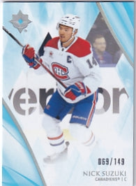Nick Suzuki Base 069/149 Card #16 2023-24 Upper Deck Ultimate Collection Montreal Canadiens