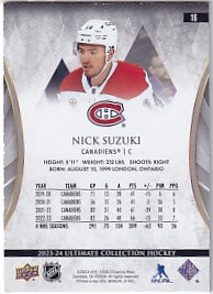 Nick Suzuki Base 055/149 Card #16 2023-24 Upper Deck Ultimate Collection Montreal Canadiens