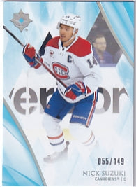Nick Suzuki Base 055/149 Card #16 2023-24 Upper Deck Ultimate Collection Montreal Canadiens