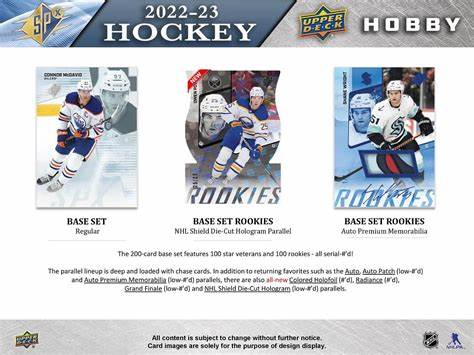 2022-23 UD SPX Hockey Hobby Box