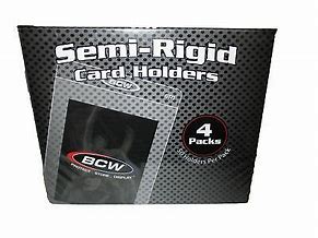 Semi-Rigid #1 Card Holders - 200ct Box