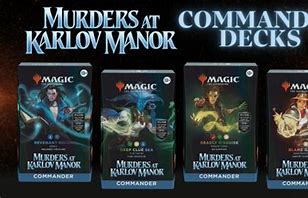 MTG - Murders at Karlov Manor Play Commander Deck -  Magic The Gathering