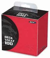 BCW Deck Vault 100 red