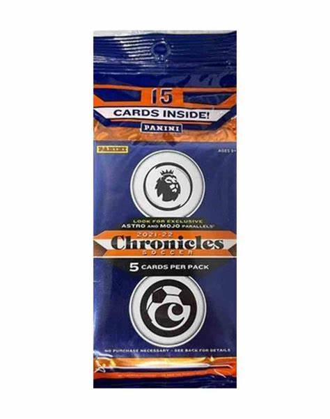 2021-22 Panini Chronicles  Soccer 15-Card Value Pack (3 sealed packs of 5 Cards )