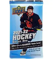 2021-22 Upper Deck Hockey Series 1 Retail Box (6 Young Guns)