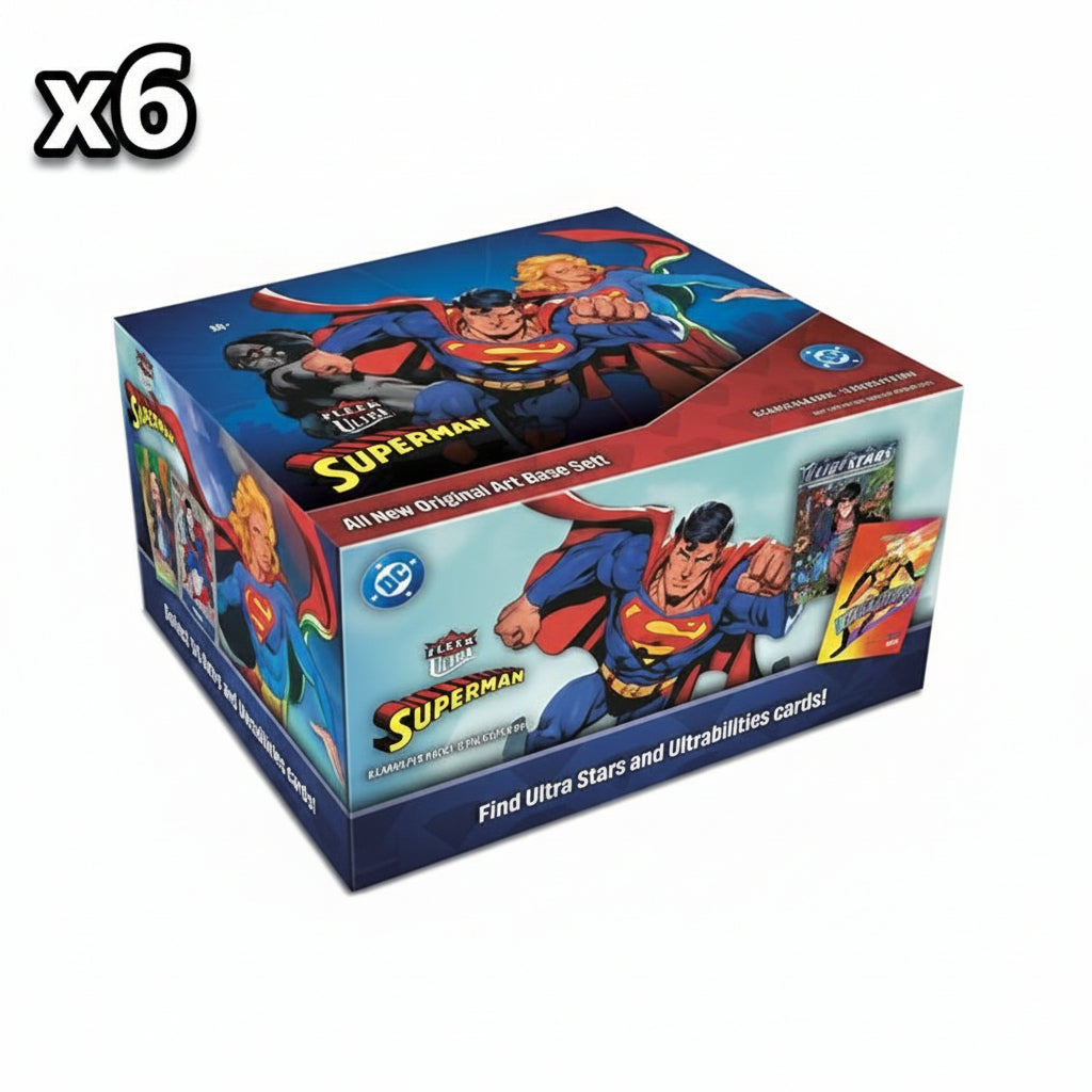 2025 Fleer Ultra SUPERMAN Hobby Box (Case of 6 Boxes)