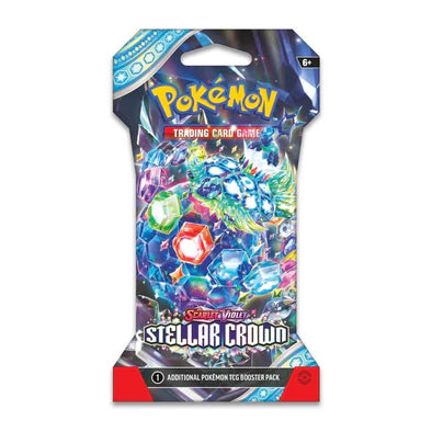 Pokémon STELLAR CROWN Sleeved Blister Pack - Scarlet & Violet SV7