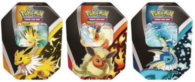 EEVEE EVOLUTIONS Tin Set of 3- Pokemon Sword & Shield
